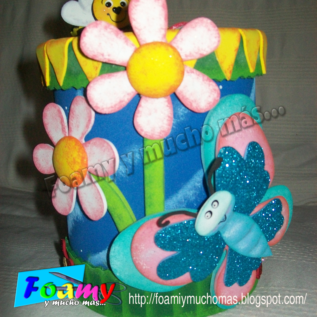 latas decoradas en foami foamy y mucho mas latas decoradas latas decoradas en foami foamy y mucho mas latas decoradas