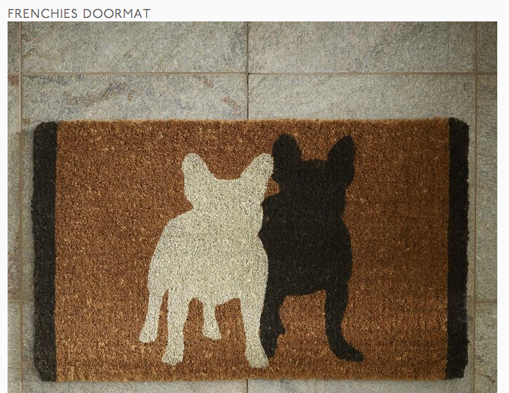 Lil Hoot Frenchie Friday Doormat Edition