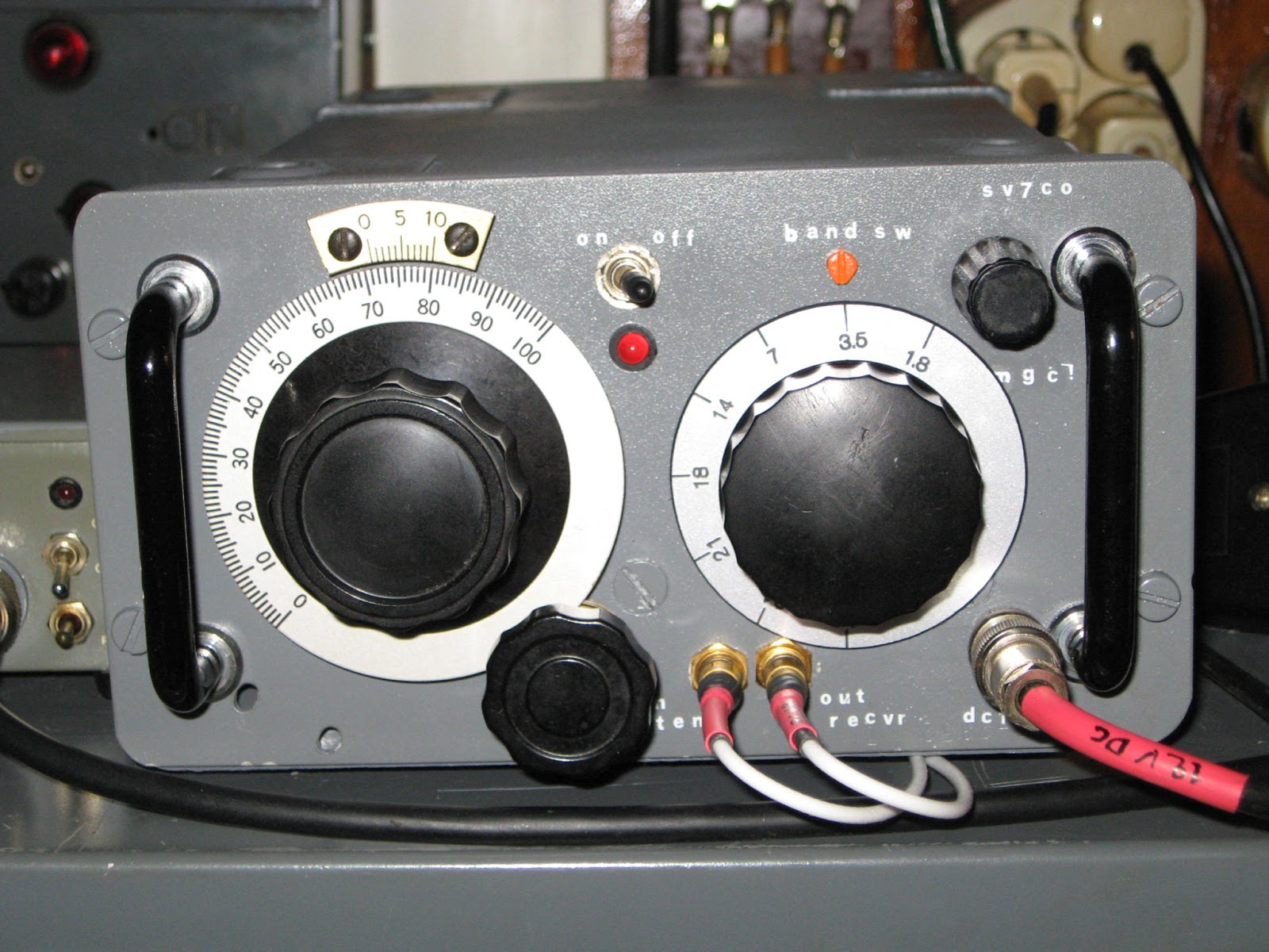 SV7CO CONSTRUCTIONS PRESELECTOR HF BANDS HOME MADE BY SV7CO