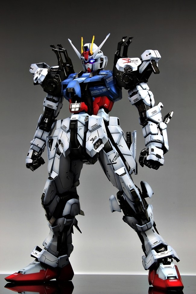 GUNDAM GUY PG 1/60 GATX105 Strike Gundam Painted Build
