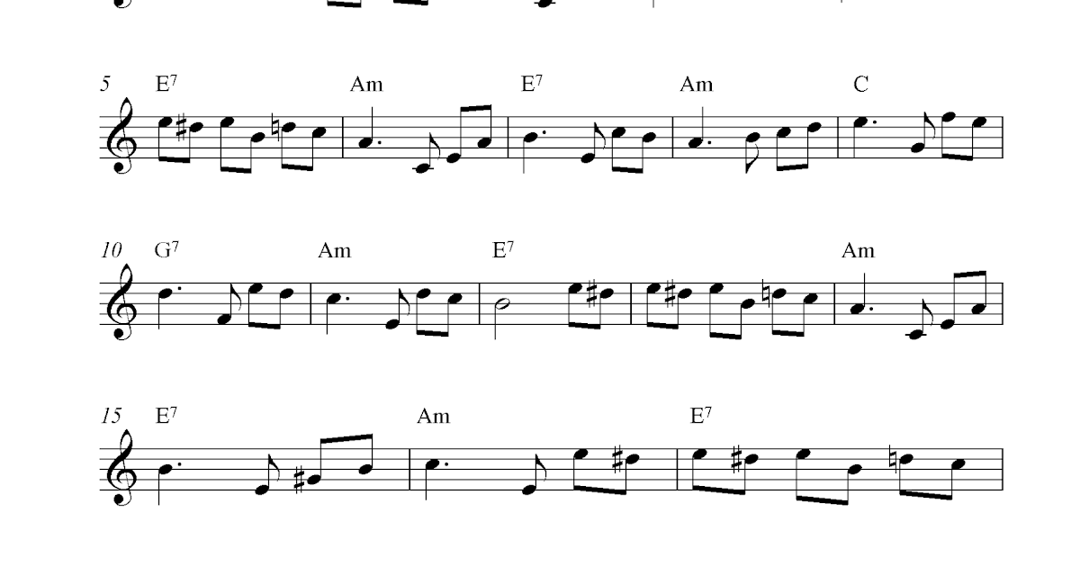 Fur Elise, free soprano recorder sheet music notes