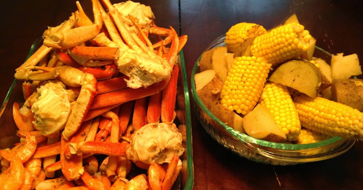 Zabe's Crab Legs, Shrimp, Corn and Potatoes