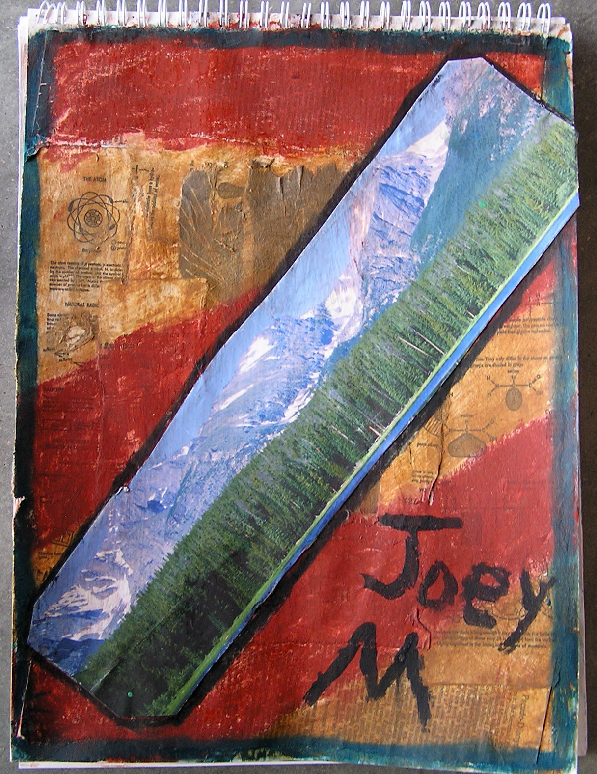 P. C. K. Art Room Sketchbook Collage Covers