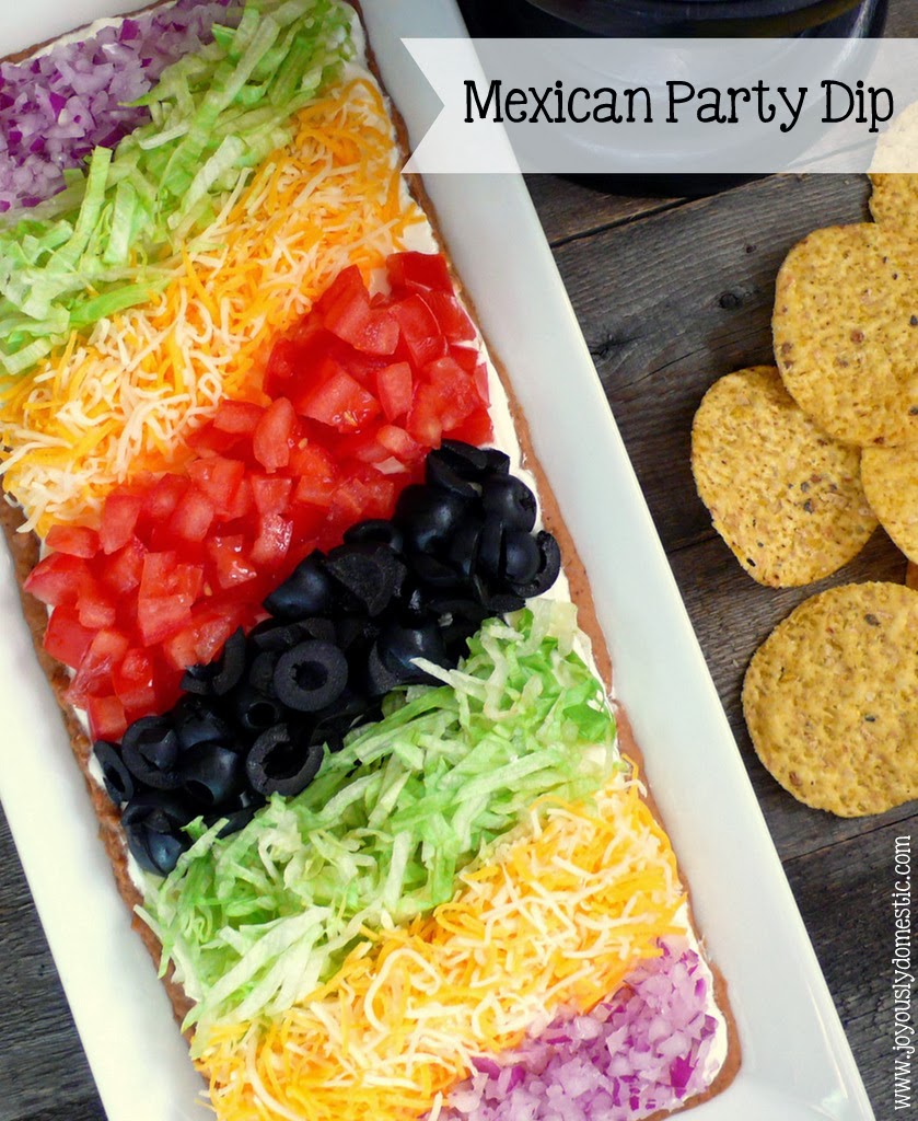 Joyously Domestic Mexican Party Dip