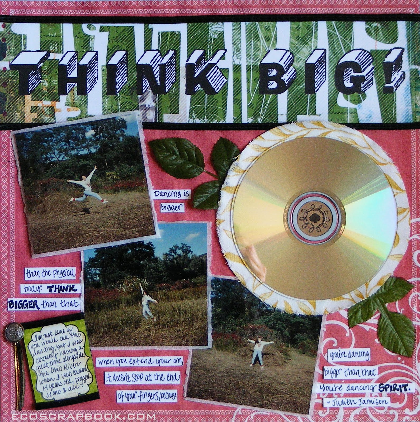 EcoScrapbook ScrapTiffany Recycled Blog Hop How many things can I