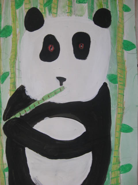 Panda Art Supply Box and Painting Lesson – Let's Create Art Online