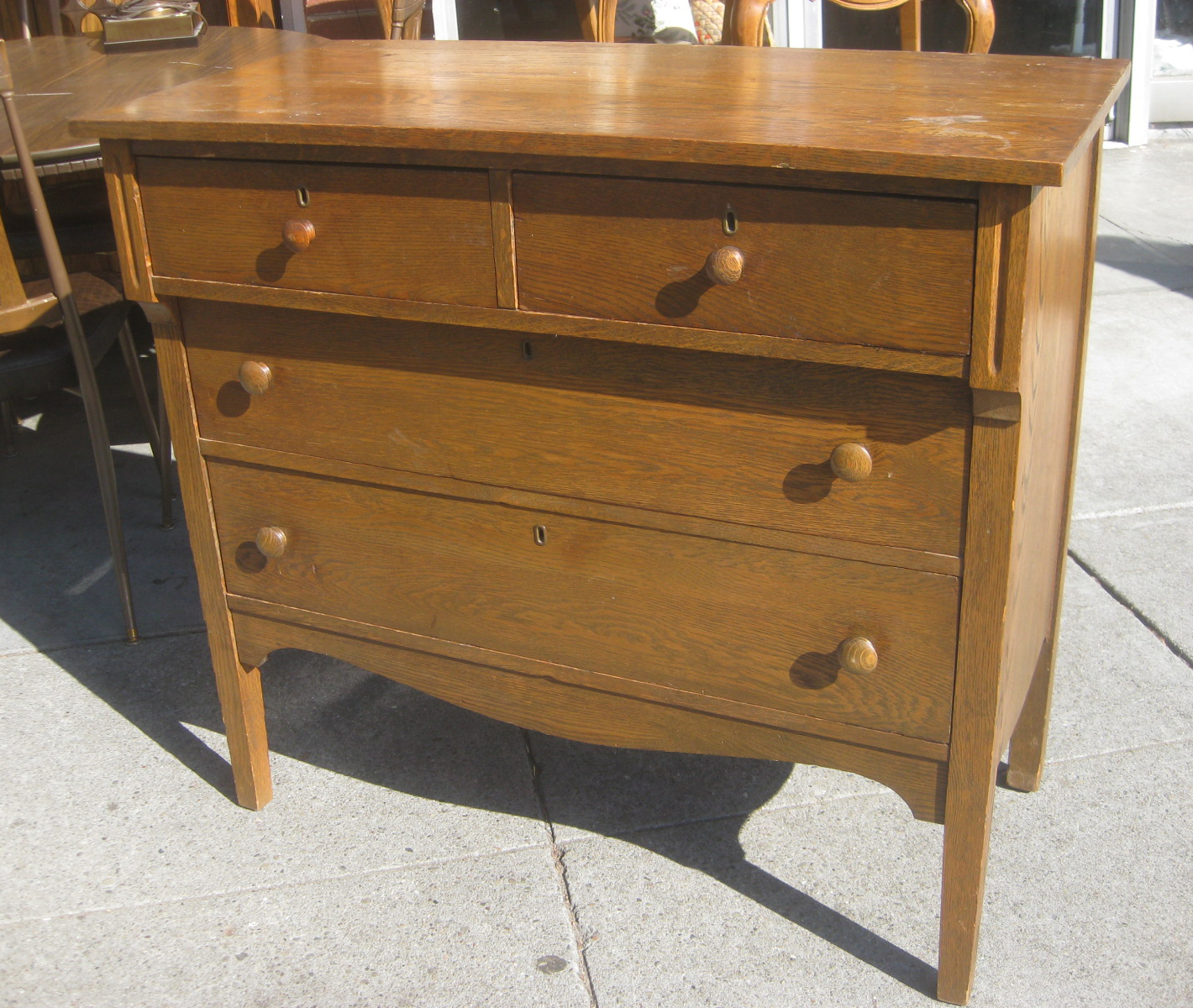 UHURU FURNITURE & COLLECTIBLES SOLD Antique Oak Dresser 120