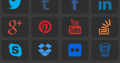 Brand Icons design using css - jQuery 2 DotNet