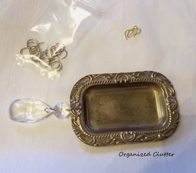 I Love That Junk Crystal salt and pepper shaker Christmas ornament