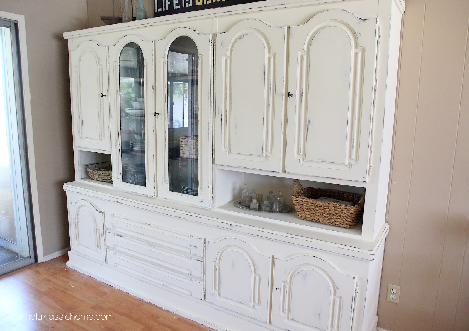 Chalk Painted Hutch Yellow Bliss Road