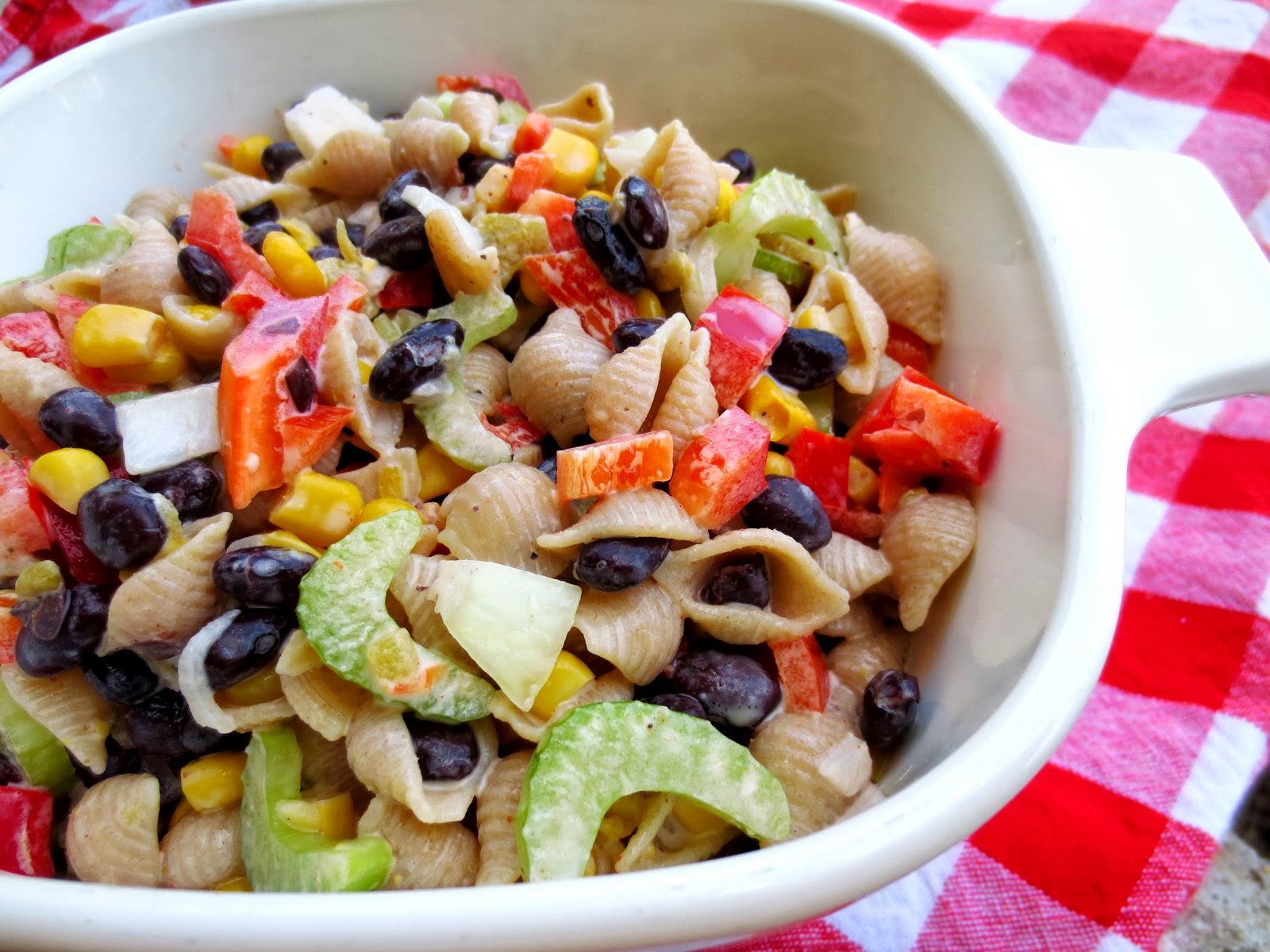 "Put a Lyd on it!" Black Bean Pasta Salad