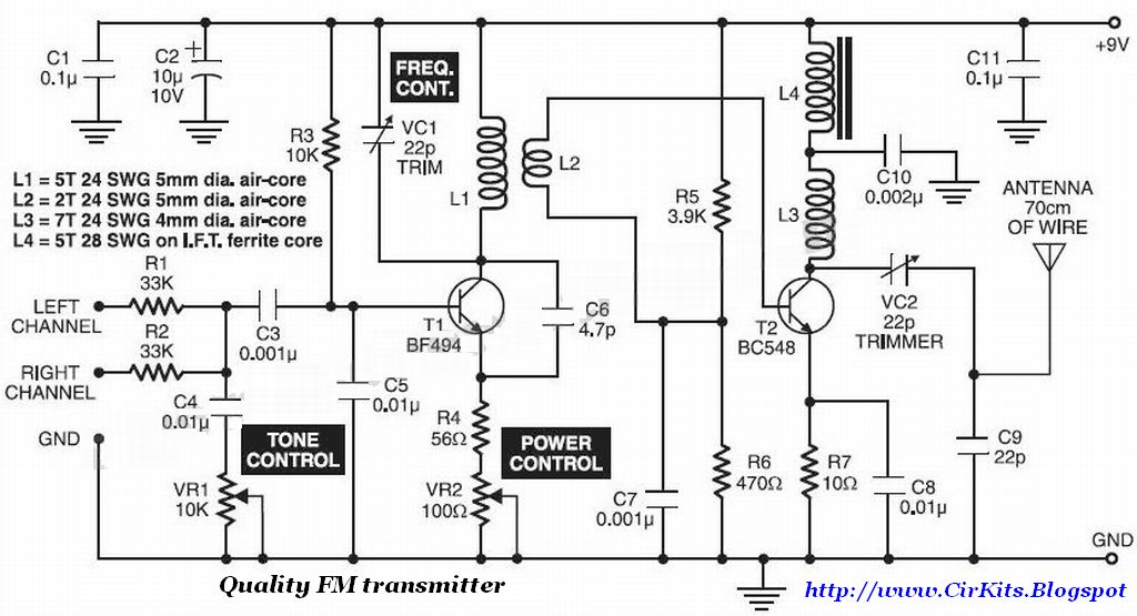 Audio FM transmitter with Stereo Input | EveryDay Electronics Audio FM transmitter with Stereo Input | EveryDay Electronics