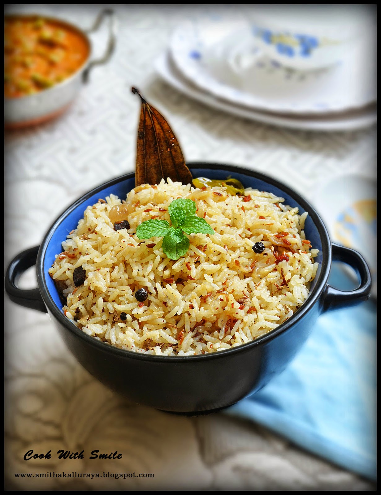 JEERA RICE RECIPE / JEERA PULAO / CUMIN RICE Cook With Smile