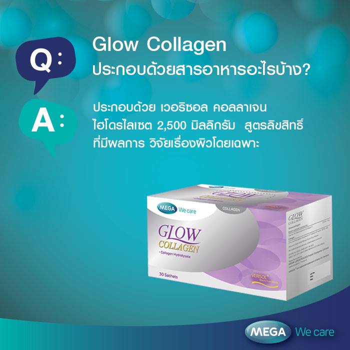 Beauty Blogger By Yingchoob รีวิว Glow Collagen by Mega we care ผิว