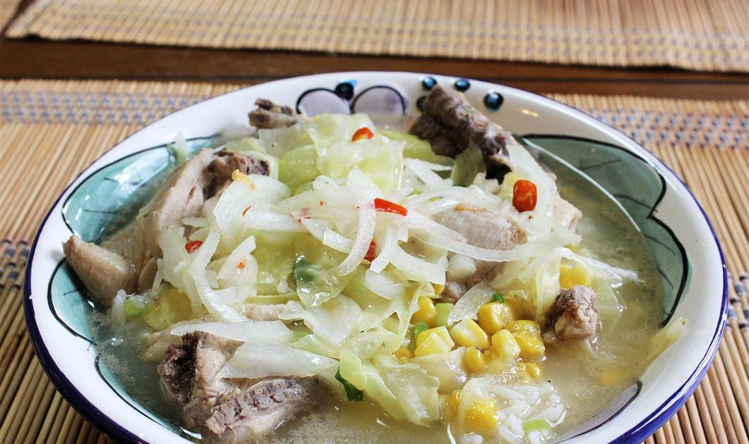 Guam Firehouse Cook Chicken Soup on a rainy day.