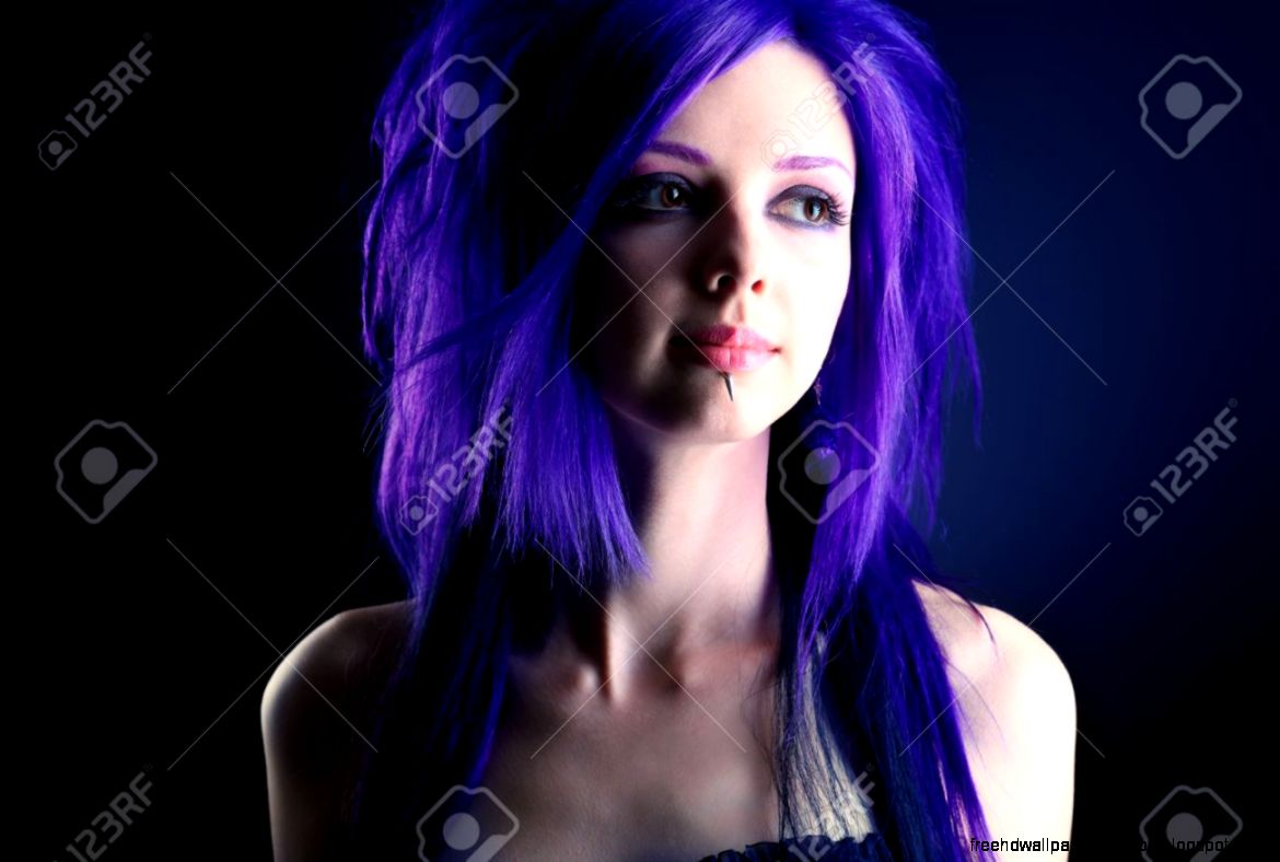 Portrait Of A Punk Girl Over Black Background Stock Photo Portrait Of A Punk Girl Over Black Background Stock Photo