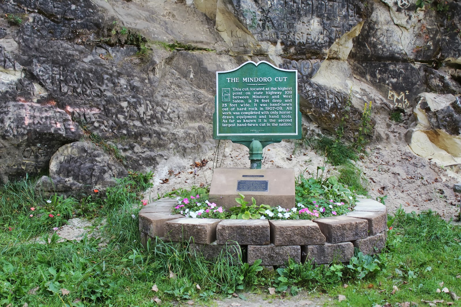 Wisconsin Historical Markers WRL79 The Mindoro Cut
