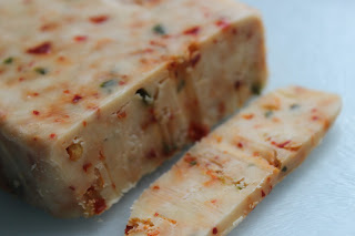 Burner Cheddar with mixed peppers and garlic