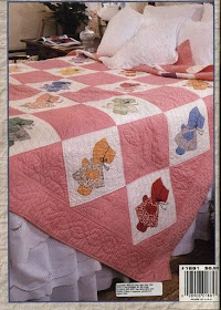 Sunbonnet - patchwork com riscos