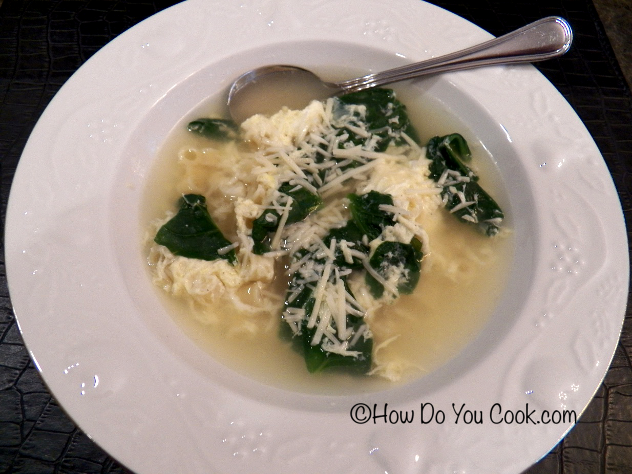 How Do You Garlic Egg Drop Soup with Spinach