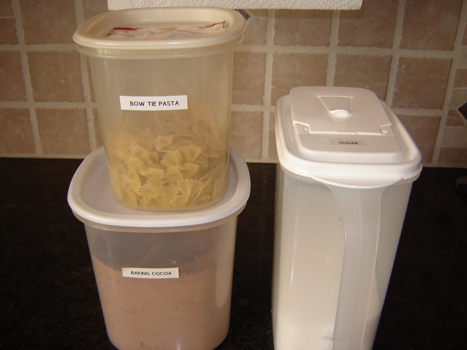 Food Storage Tip Containers for Dry Ingredients Food Storage Organizer