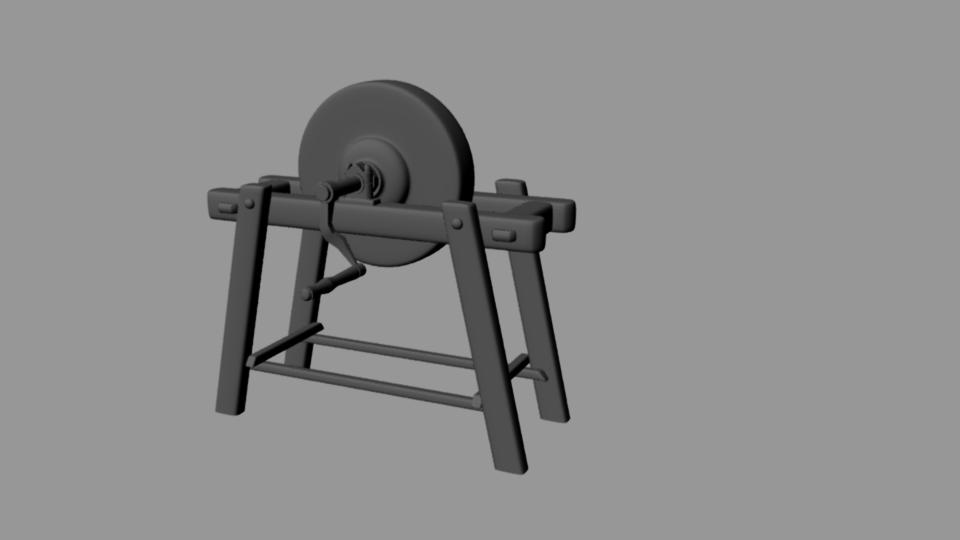 Rob's Modelling Blog Day 10_Grind Stone