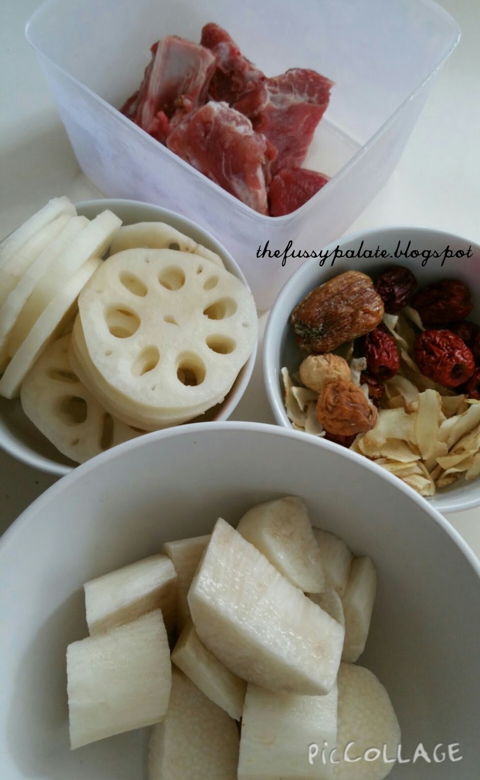 The Fussy Palate Chinese Yam & Lotus Roots Soup