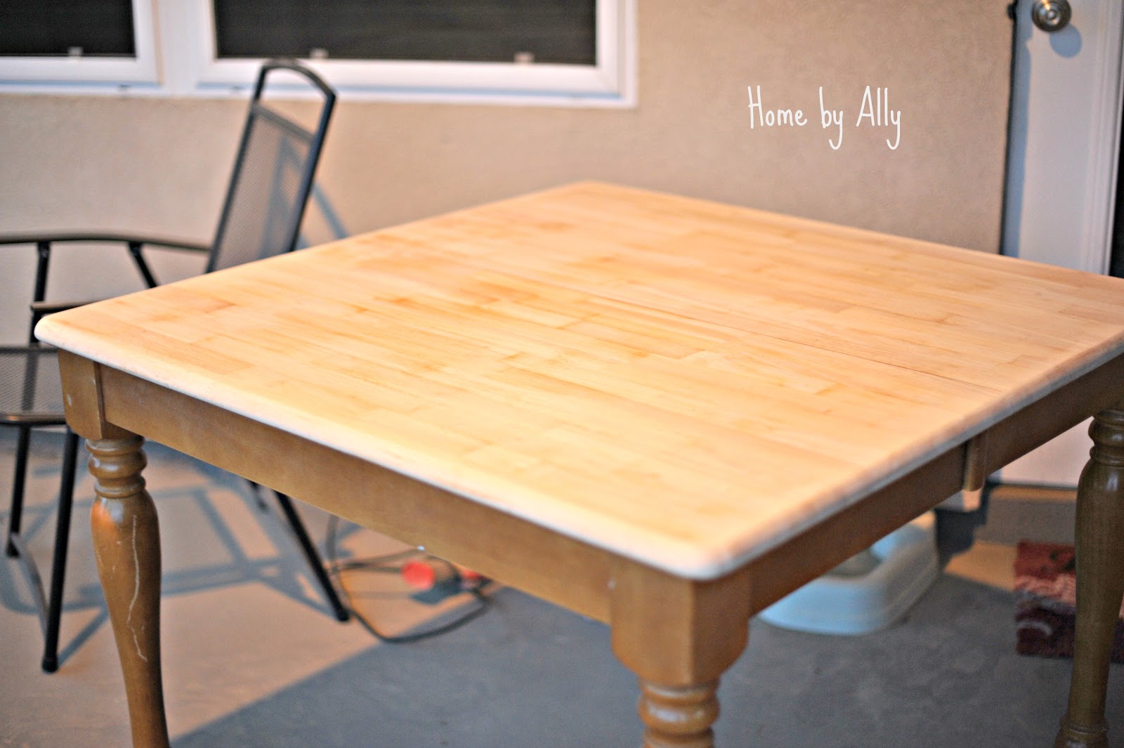 Home by Ally Kitchen Table Redo