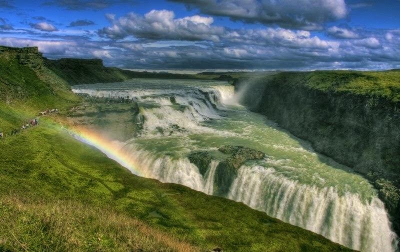Gullfoss Iceland, Beautiful waterfalls images