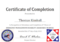 Emergency Management Disability Awareness Training