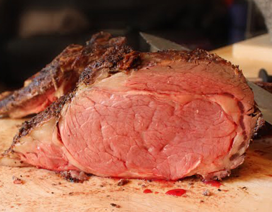 What is the proper cooking time for a 6-pound rib roast?