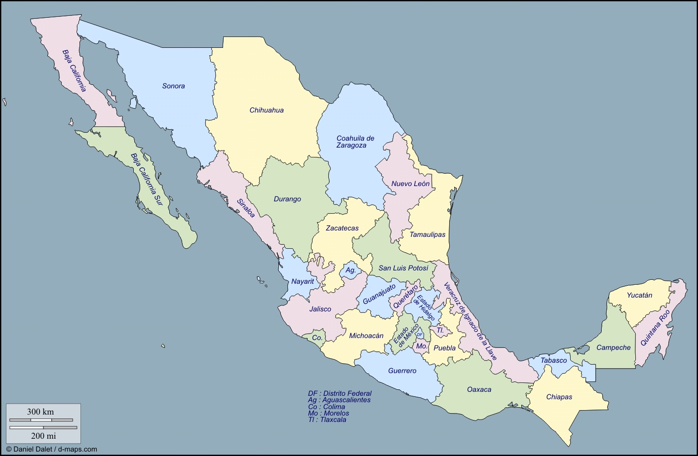 Mapas del Mundo: Mapa México df