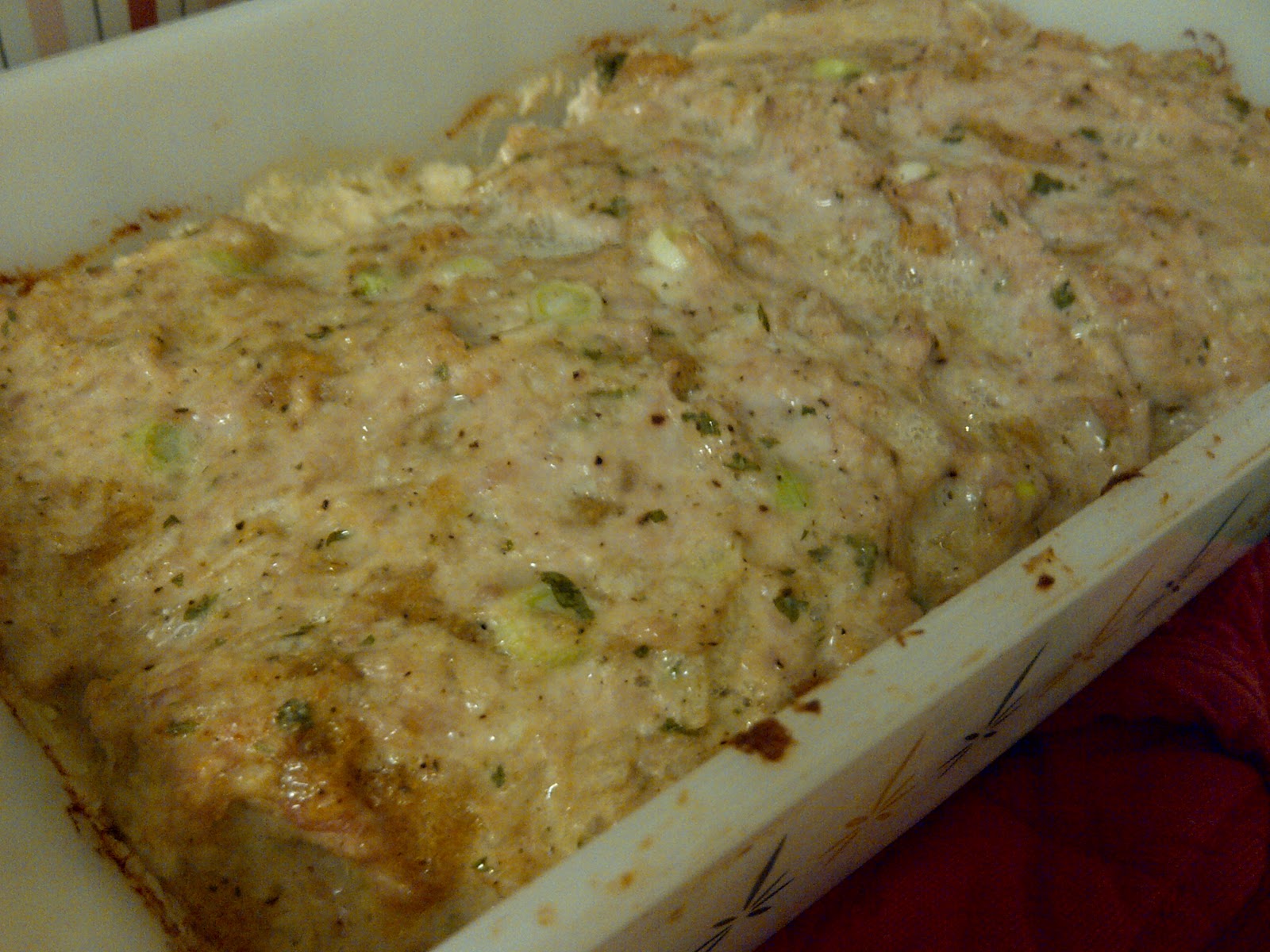 USASillyYaks Chicken Meatloaf with Cranberry Sauce