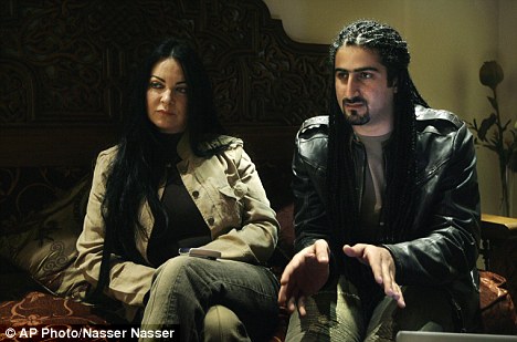The fourth son Omar bin Laden right and his British wife
