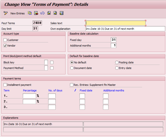 All About SAP Payment Terms Configuration in SAP FICO