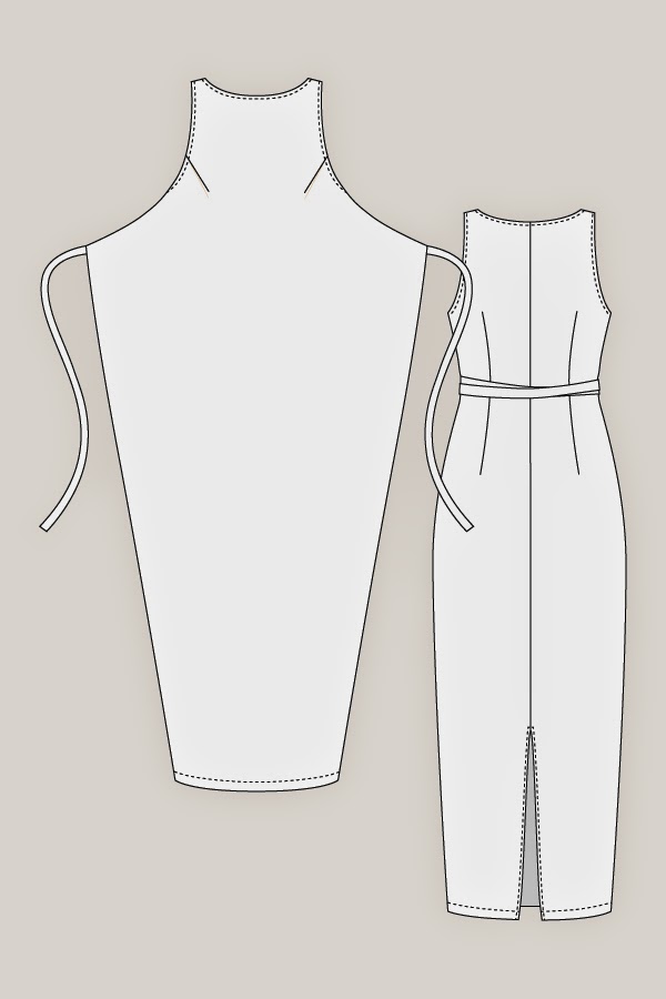 Tall GIrls Should Sew Kielo Dress by Named Patterns Essential MAxi