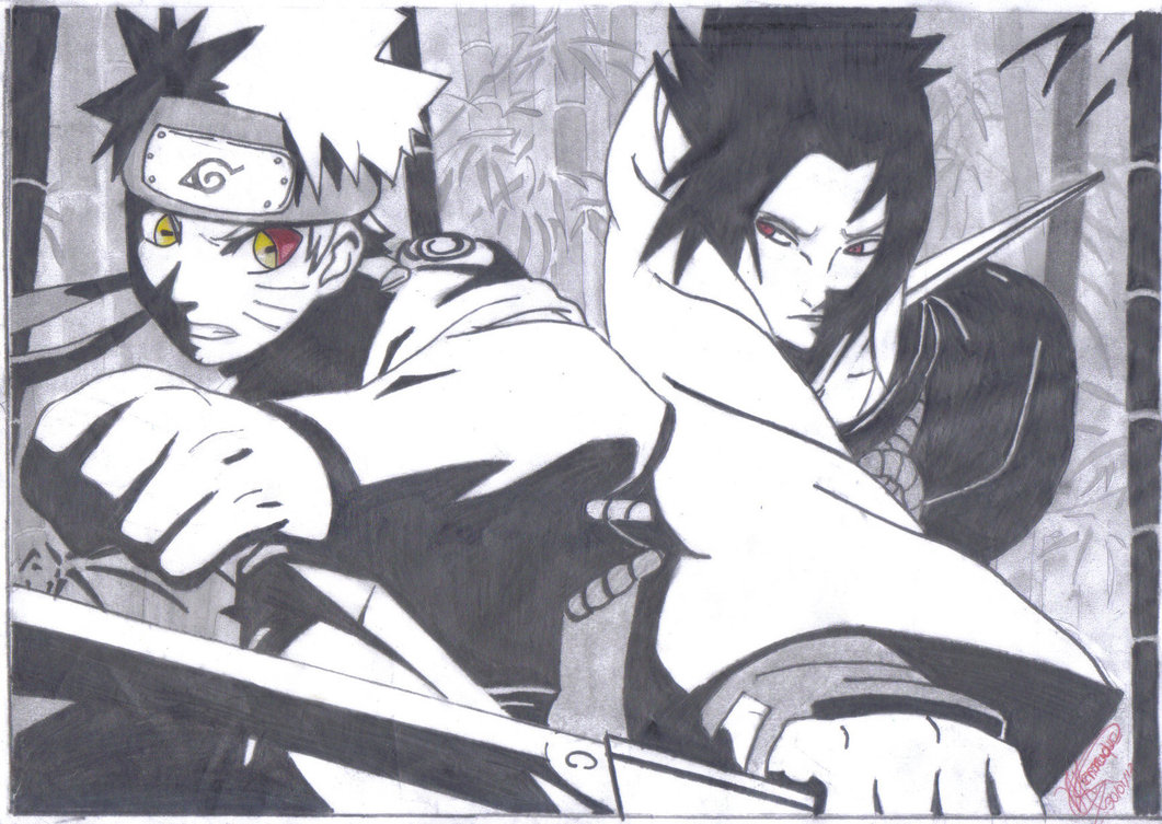 Gambar Foto Naruto Vs Sasuke Berubah Keren Gambar Kata Kata