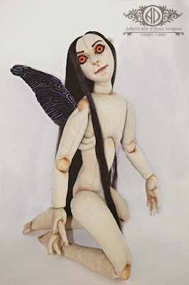 ADdoll_Mort_3 Морт авторская текстильная шарнирная кукла Алёны Дороховой