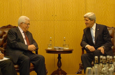 John Kerry with Abbas