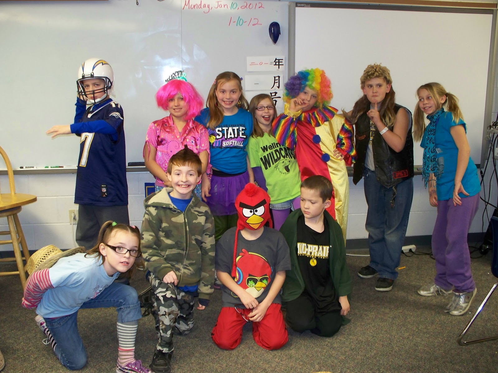 WE 4th Grade News Crazy Clothes Day