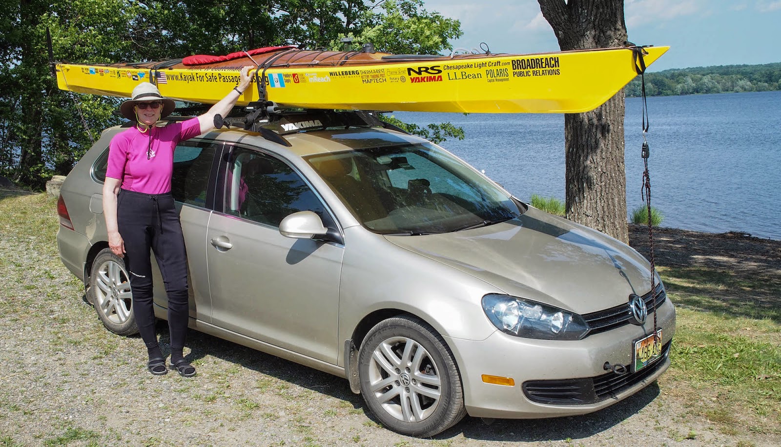 Kayak for Safe Passage Kids: How to get the heavy kayak on and off the car