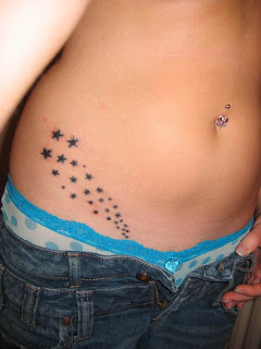 Star Hip Tattoo Design Photo Gallery - Star Hip Tattoo Ideas