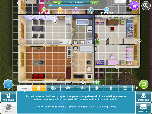 All the World's a Game: The Sims Freeplay: Weird housing ideas