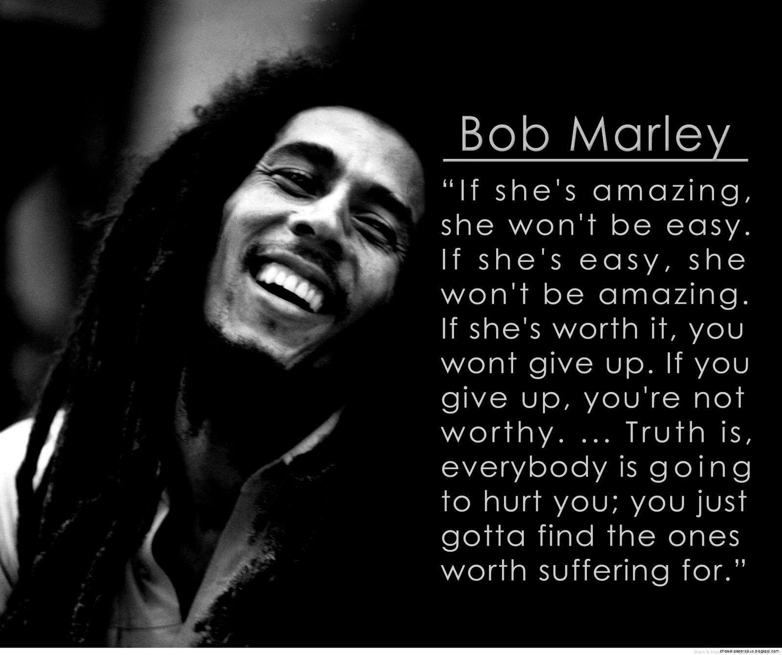 Famous Quotes by Bob Marley Famous Quotes by Bob Marley