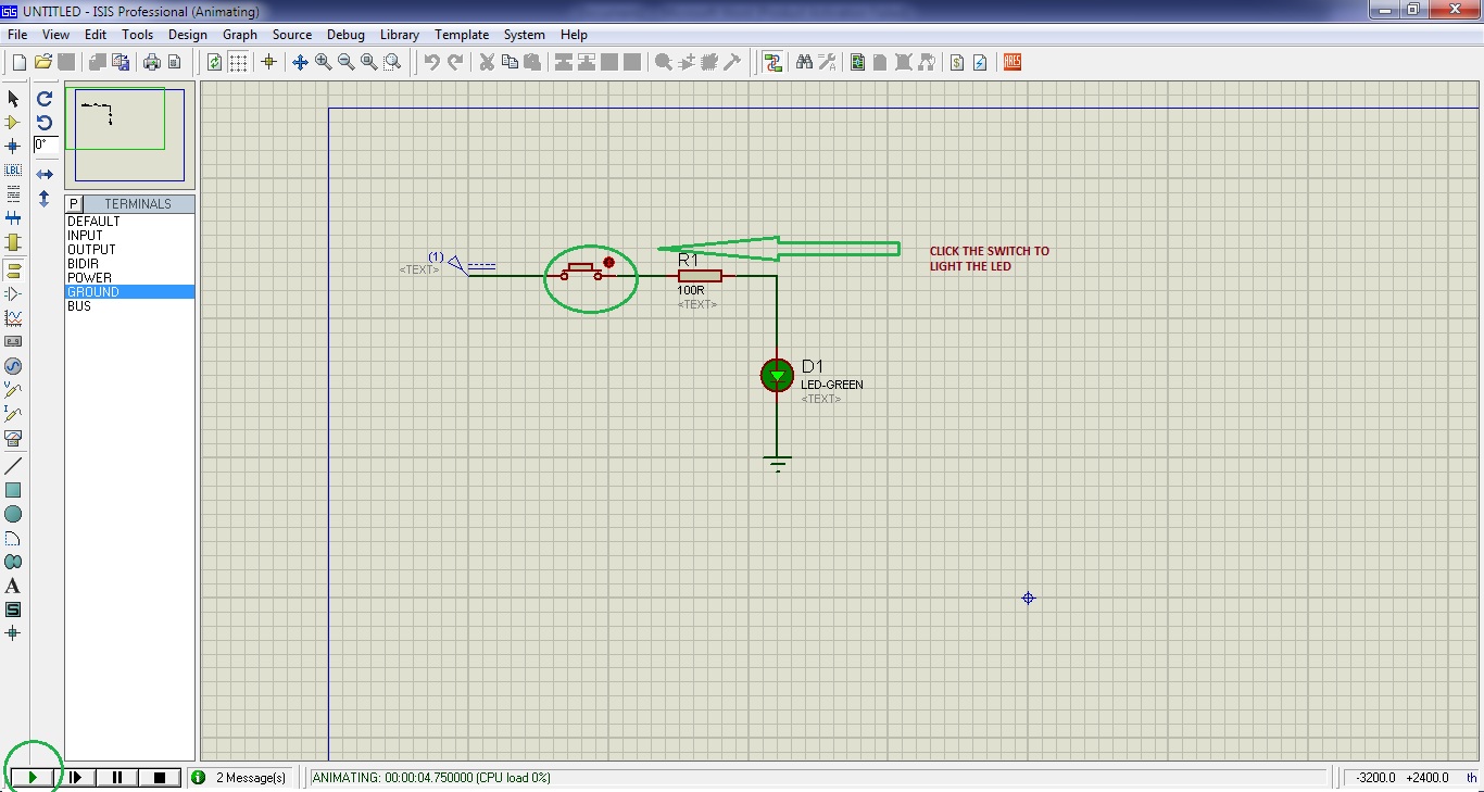 Proteus 7 Professional tutorials Basic electronics simulation