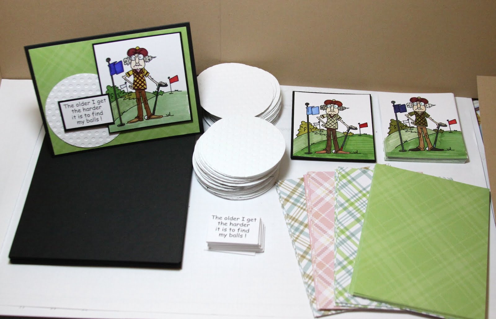 airbornewife's stamping spot Getting ready to make a bunch of "Gus the