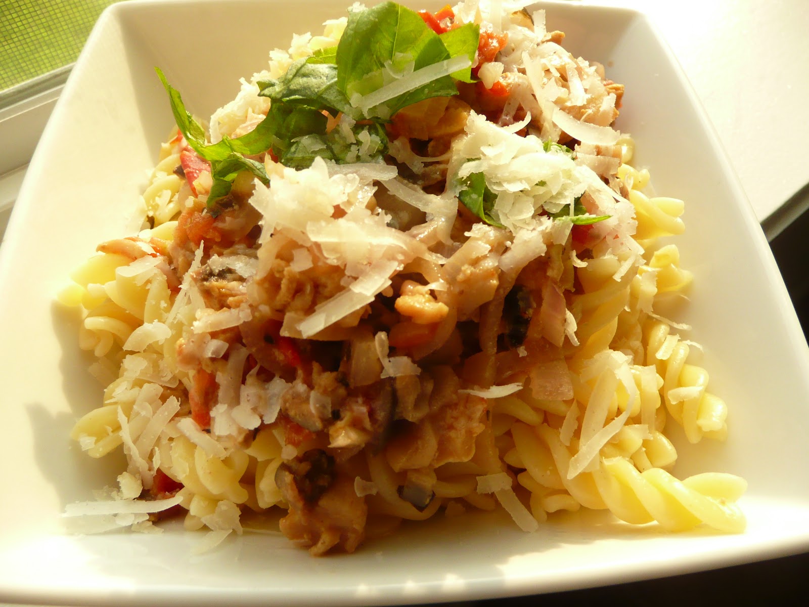 Craves and aves Pasta with Clams in a Marsala Wine Sauce