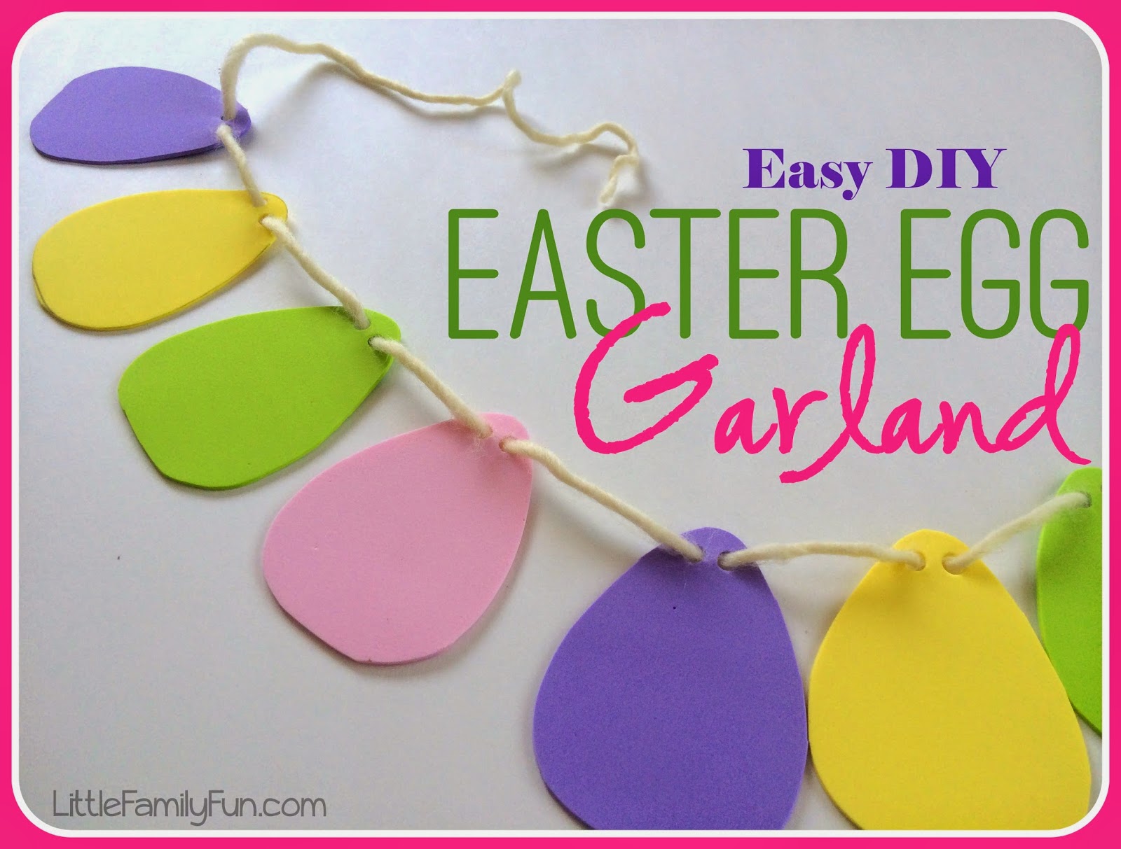 Easy DIY Easter Egg Garland