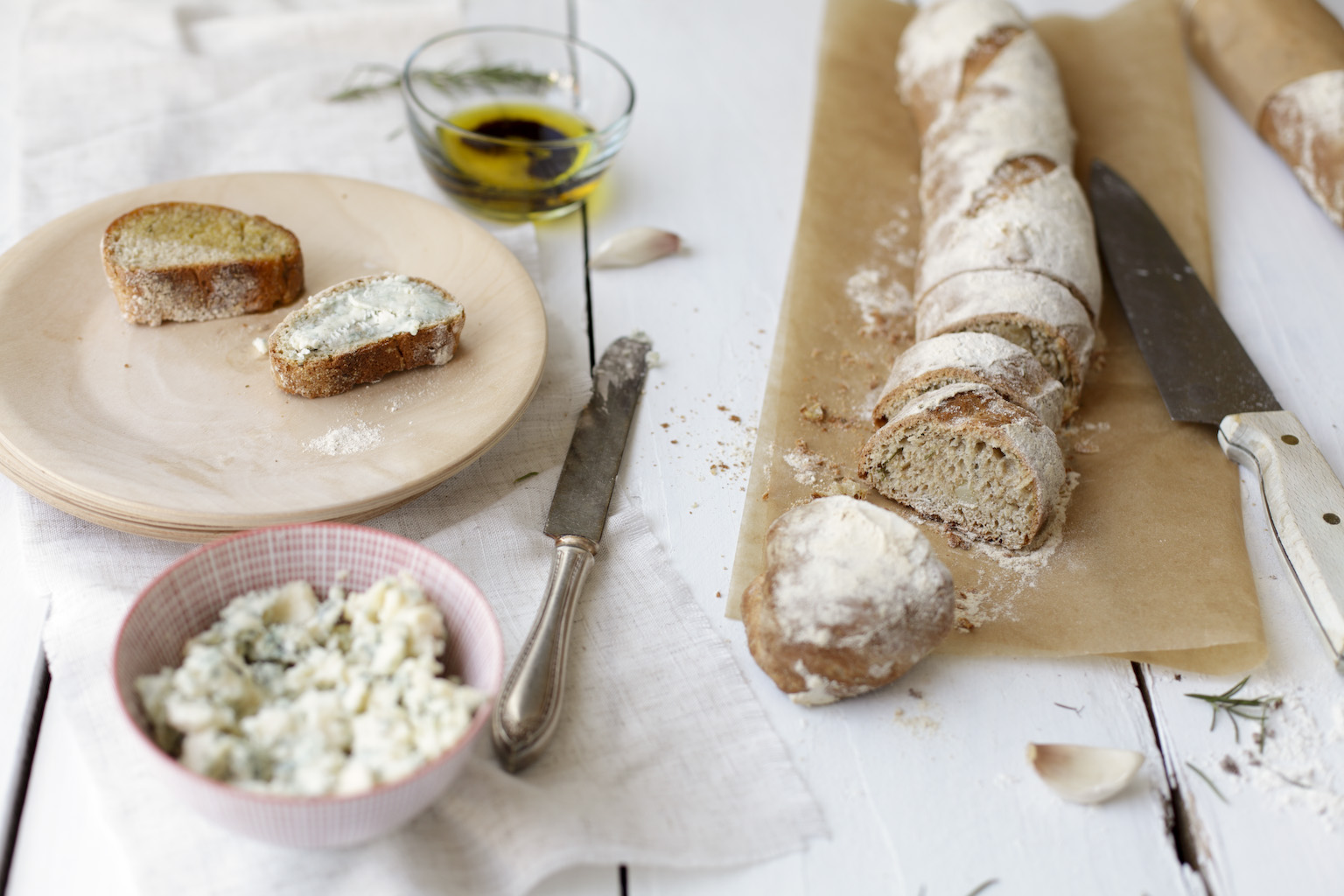 Always With Butter Rosemary Garlic Bread