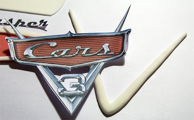 Cars logo fondant